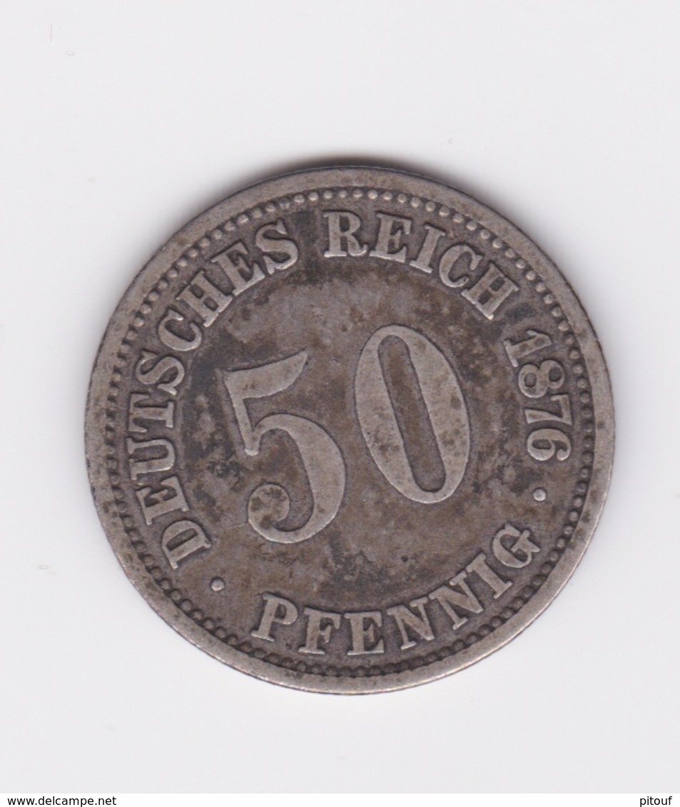 50 Pfennig 1876 A  TTB - 50 Pfennig