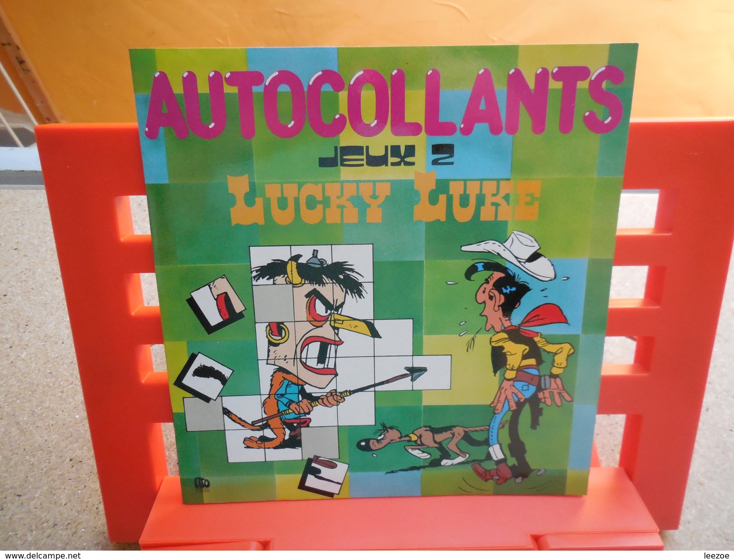 Objets Dérivés BD Dargaud, Lucky Luke Autocollants Jeux 2, éditions Lito-paris, 1985...3C0420 - Stickers