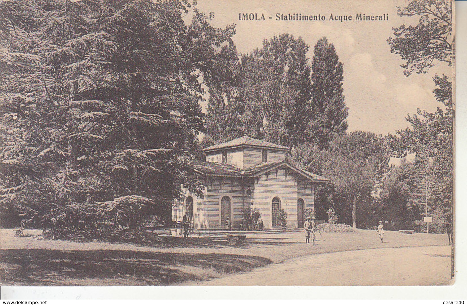 ITALIA - IMOLA (bologna) - Stabil. Acque Minerali, Animata, Viag..1915 - 2020-123 - Imola