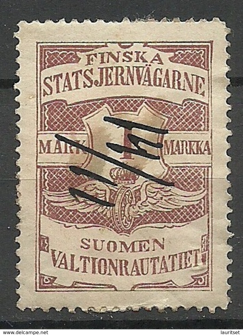 FINLAND FINNLAND 1903 Railway Stamp O - Paquetes Postales