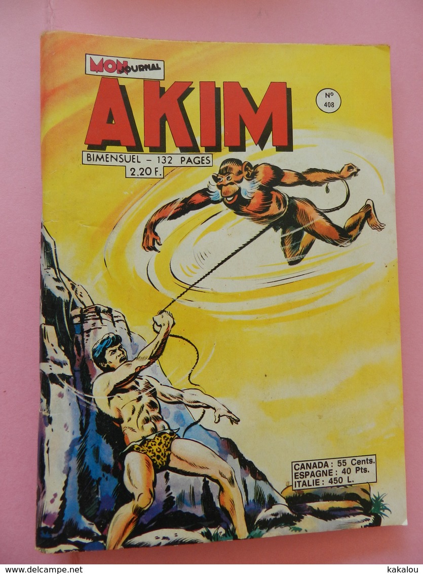AKIM MON JOURNAL  N°408 1976 - Akim
