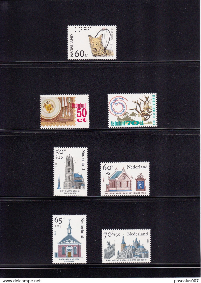 14,1985 NVPH Pays-Bas 1985       Pochette Annuelle  -- Jaarcollectie Year Set Tirage Oplaag  Dimension L24 X H17 - 14,55 - Full Years