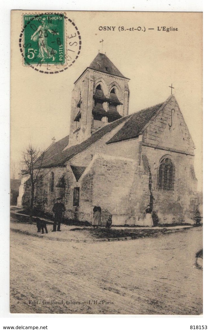 OSNY (S Et O) - L'Eglise 1914 - Osny