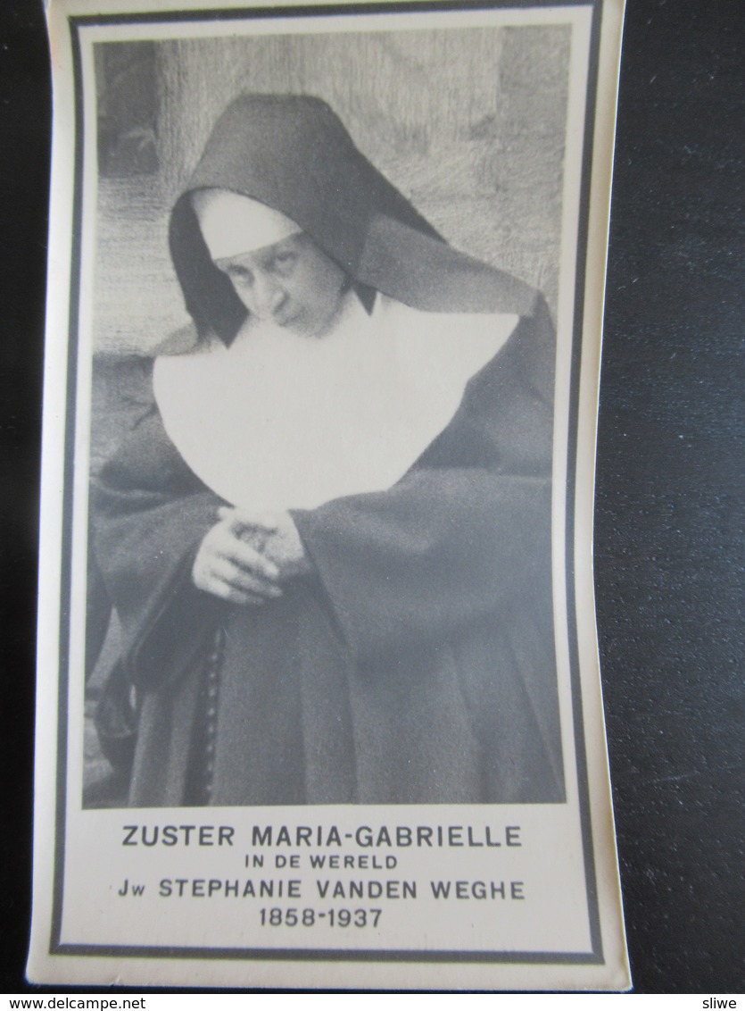 Dp Foto Zuster Maria Gabrielle  Oost Vleteren Braine Le Comte - Religion & Esotericism