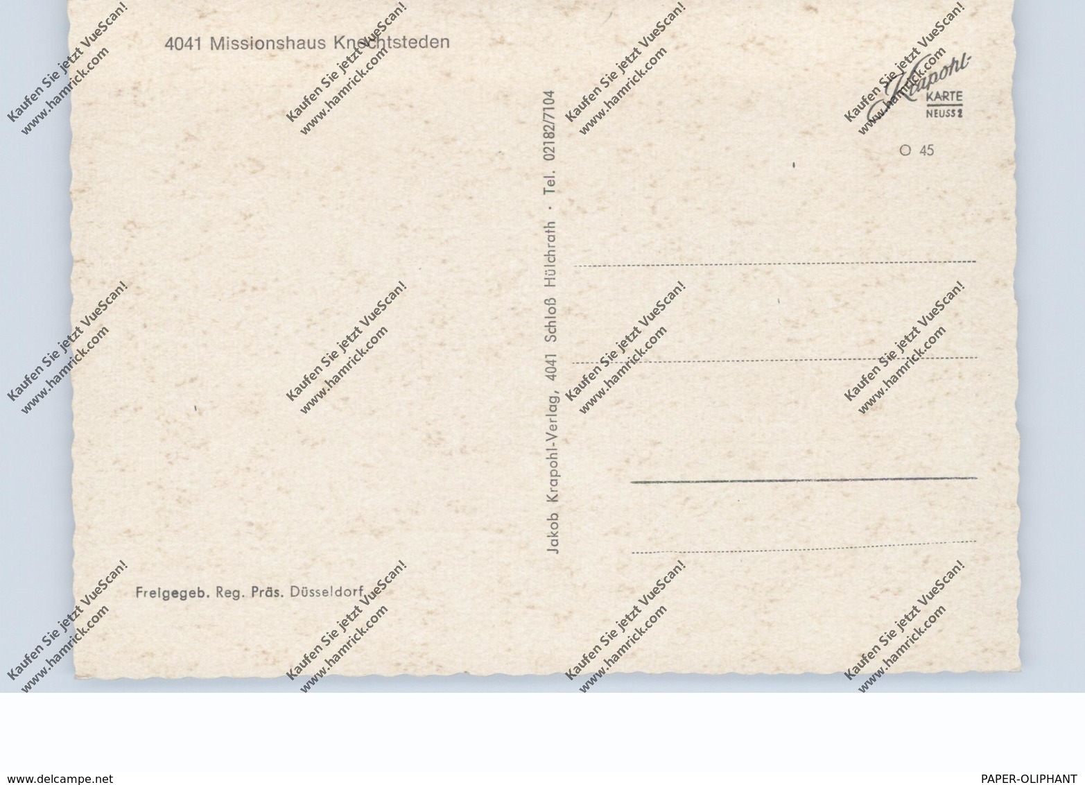 4047 DORMAGEN - KNECHTSTEDEN, Missionshaus, Luftaufnahme - Dormagen