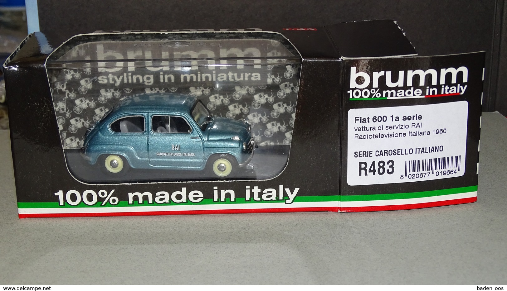 Fiat 600  Brumm  (Radio Télévision Italienne) - Brumm