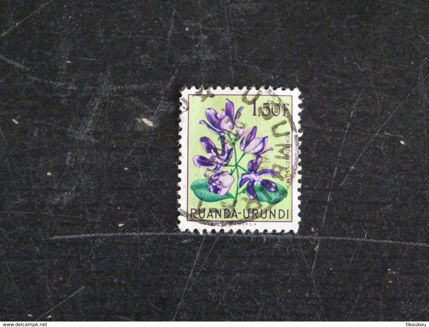 RUANDA URUNDI YT 187 OBLITERE - FLORE FLEUR - Usati