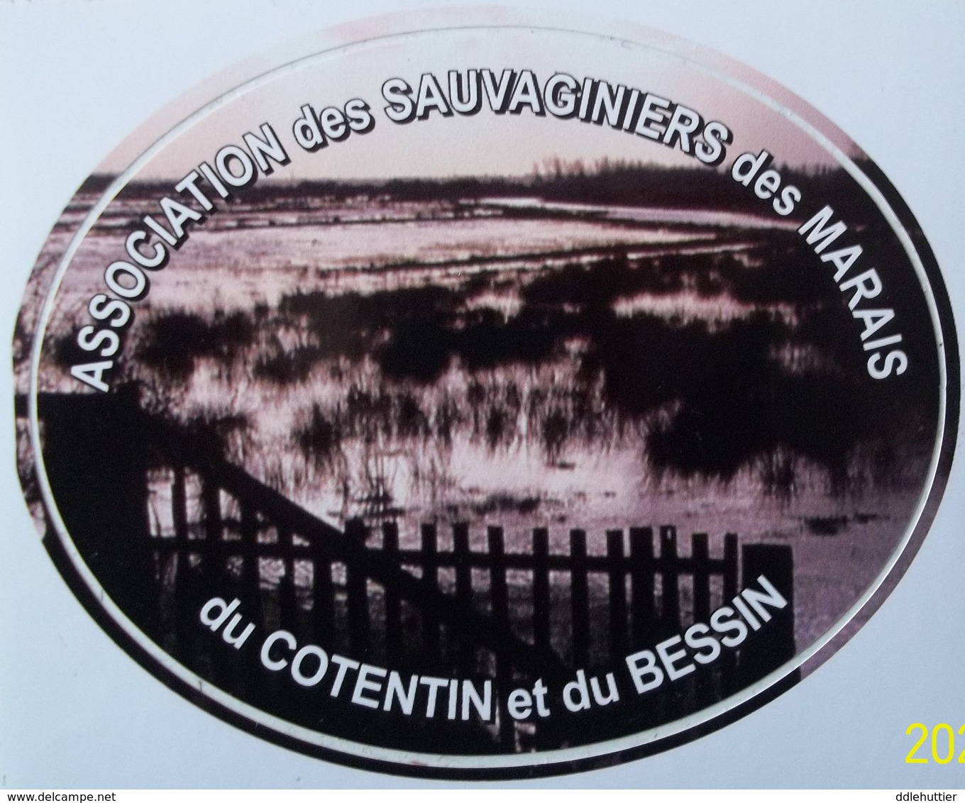 Autocollant Chasse Association Des Sauvaginiers Des Marais Du Cotentin Et Du Bessin - Aufkleber