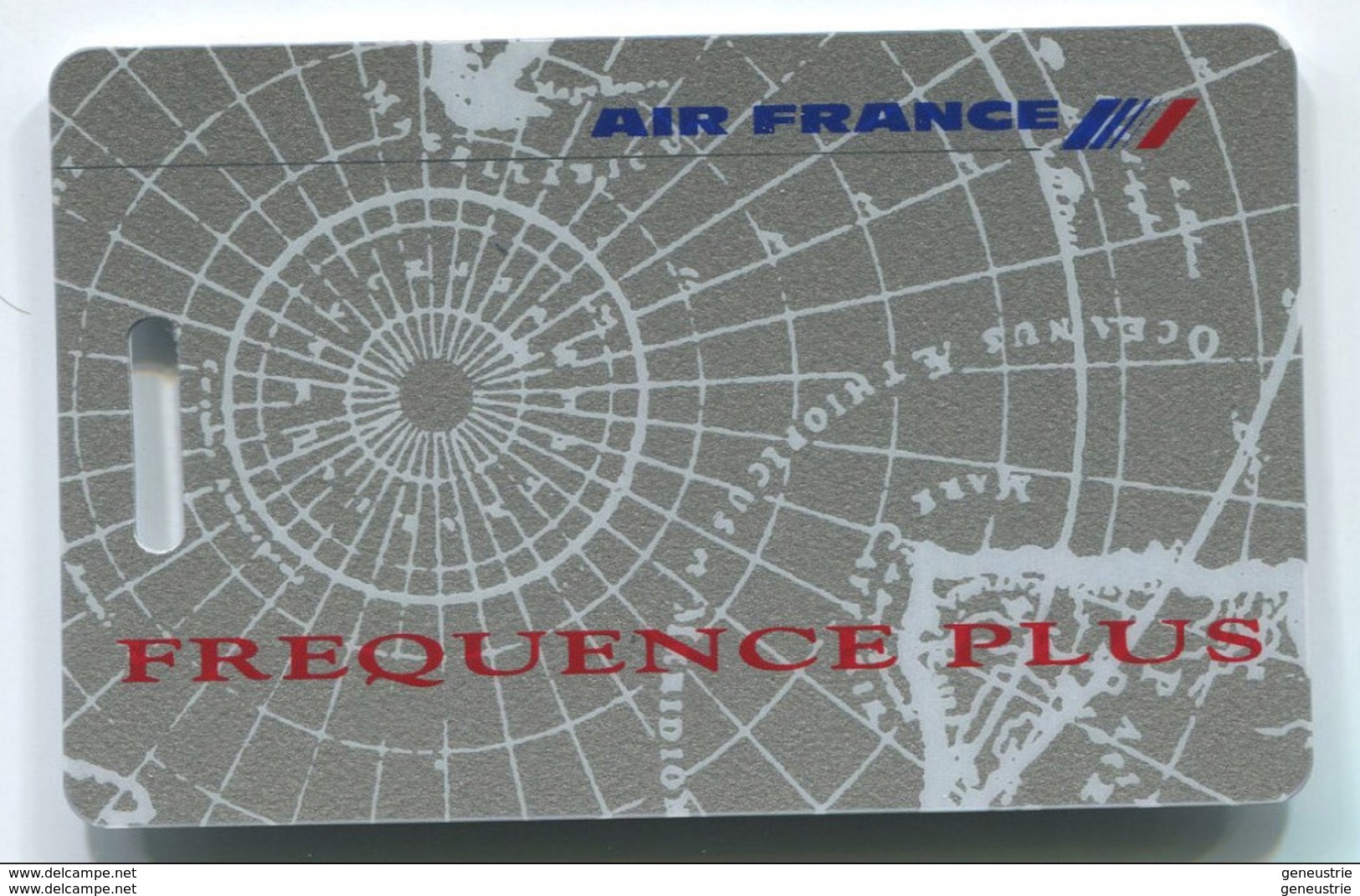 Carte D'identification De Bagages Air France "Fréquence Plus" - Aviation - Avion - Compagnie Aérienne - Etiquetas De Equipaje