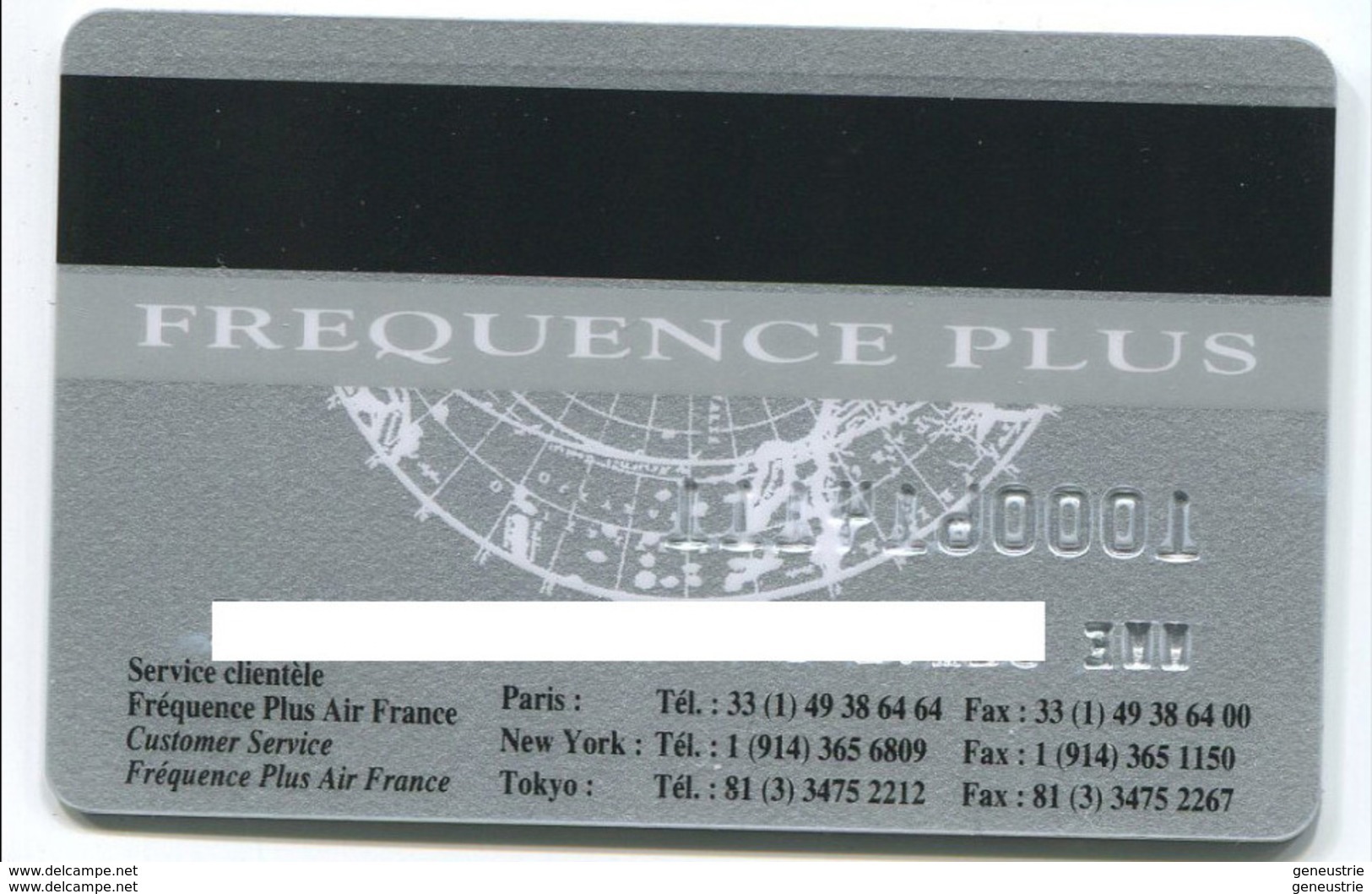 Carte D'abonnement Air France "Fréquence Plus" - Aviation - Avion - Compagnie Aérienne - Biglietti