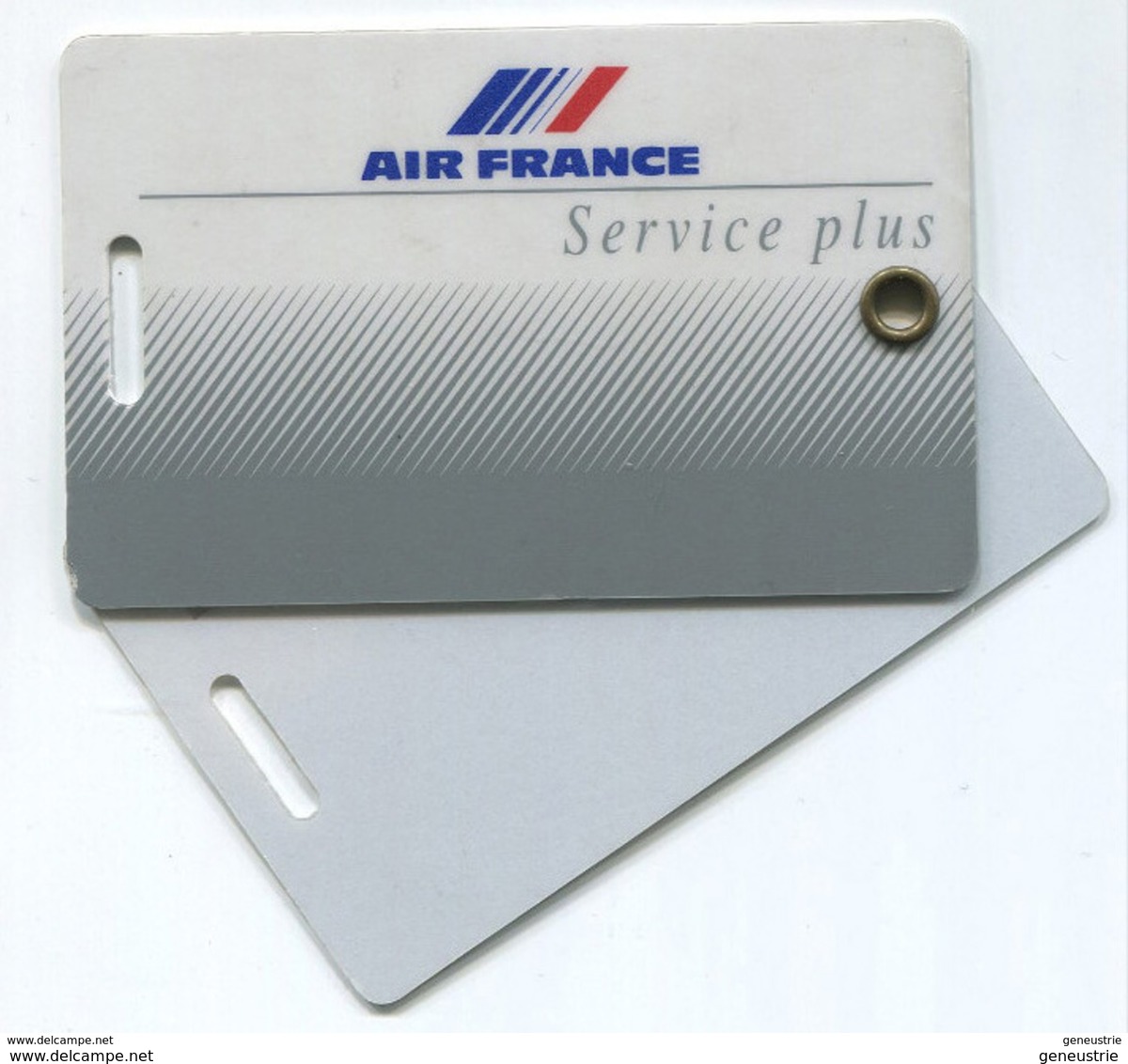 Carte D'identification De Bagages Air France "Service Plus" Aviation - Avion - Compagnie Aérienne - Baggage Etiketten