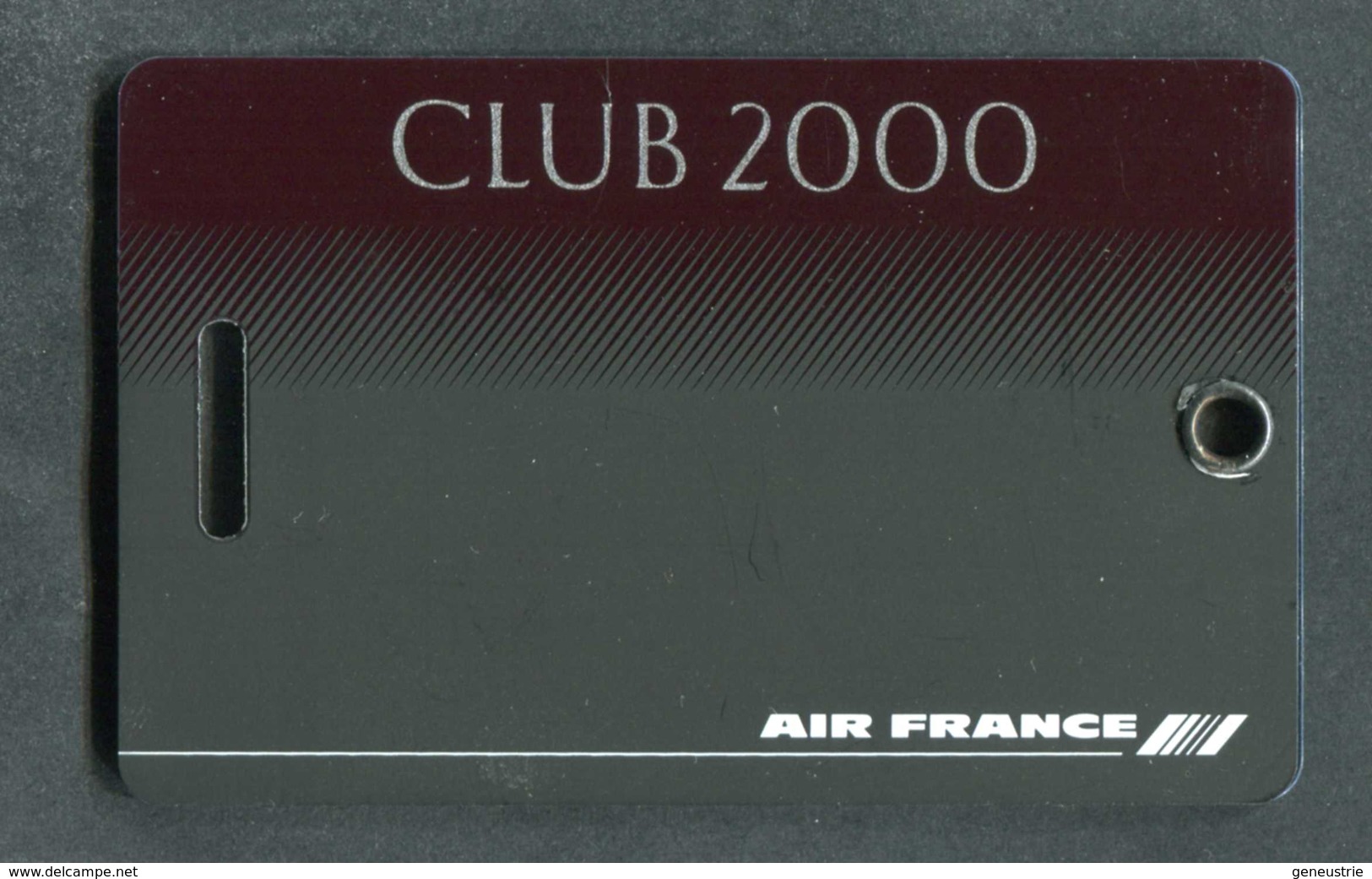 Belle Carte D'identification De Bagages "Air France Club 2000" Aviation - Avion - Compagnie Aérienne - Etichette Da Viaggio E Targhette