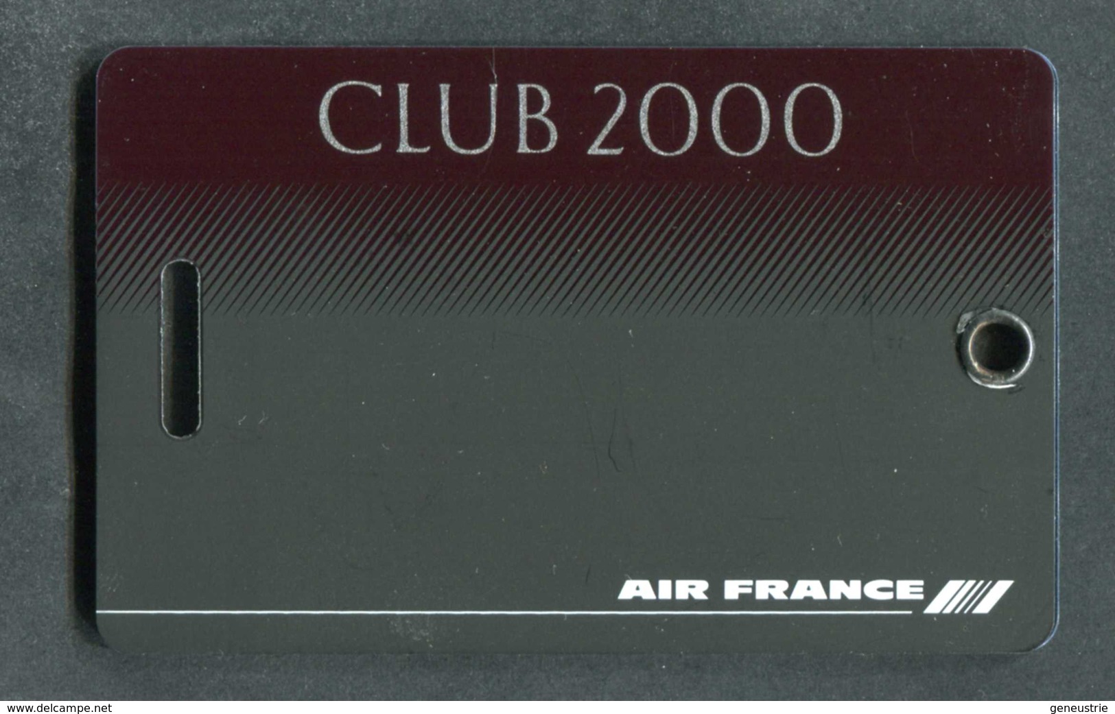 Belle Carte D'identification De Bagages "Air France Club 2000" Aviation - Avion - Compagnie Aérienne - Etiquetas De Equipaje