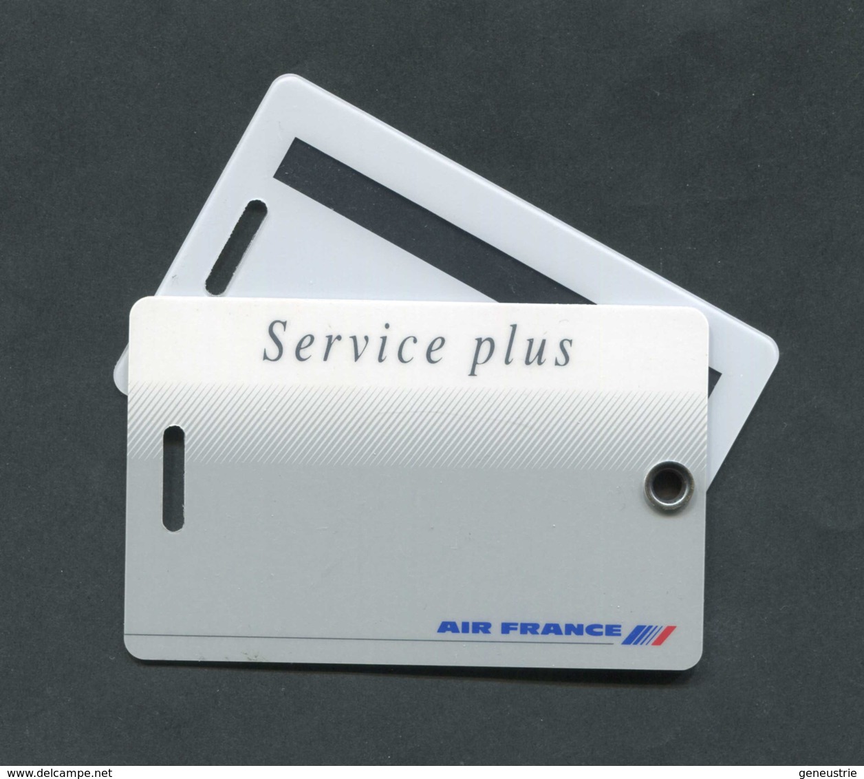 Belle Carte D'identification De Bagages "Air France Service Plus" Aviation - Avion - Compagnie Aérienne - Etichette Da Viaggio E Targhette