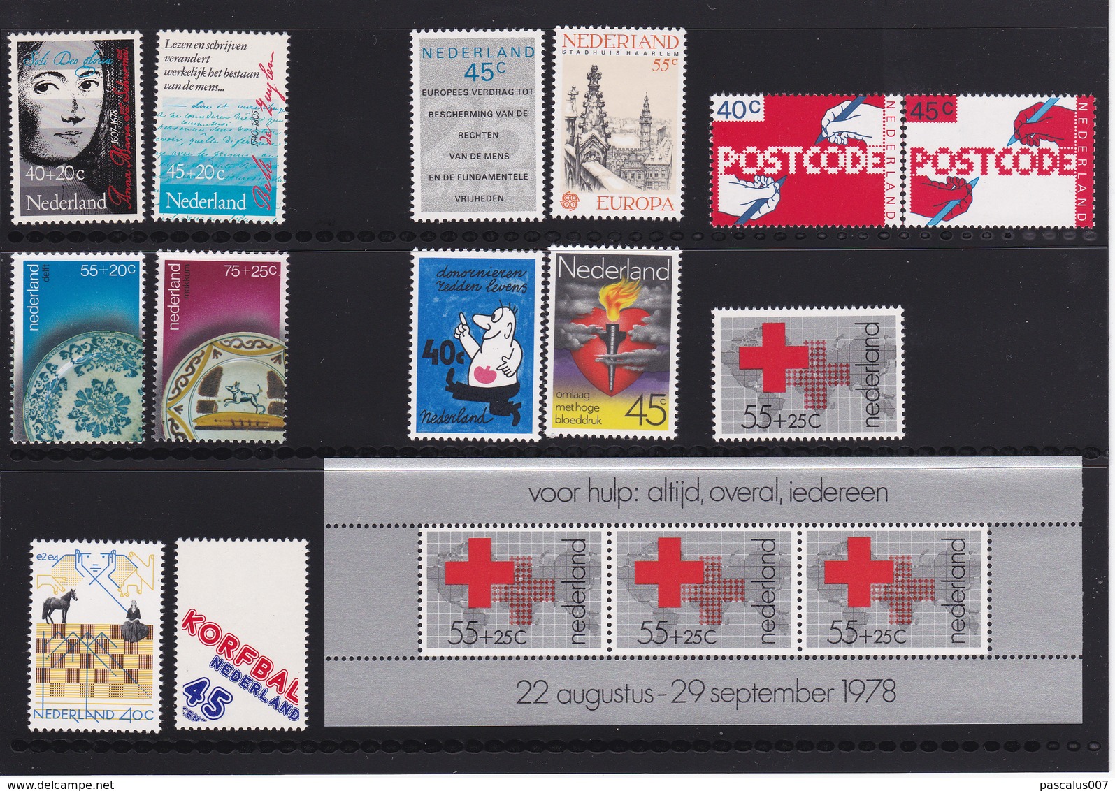 14,1978 NVPH Pays-Bas 1978       Pochette Annuelle Pochette Annuelle -- Jaarcollectie Year Set Tirage Oplaag  Dimension - Full Years