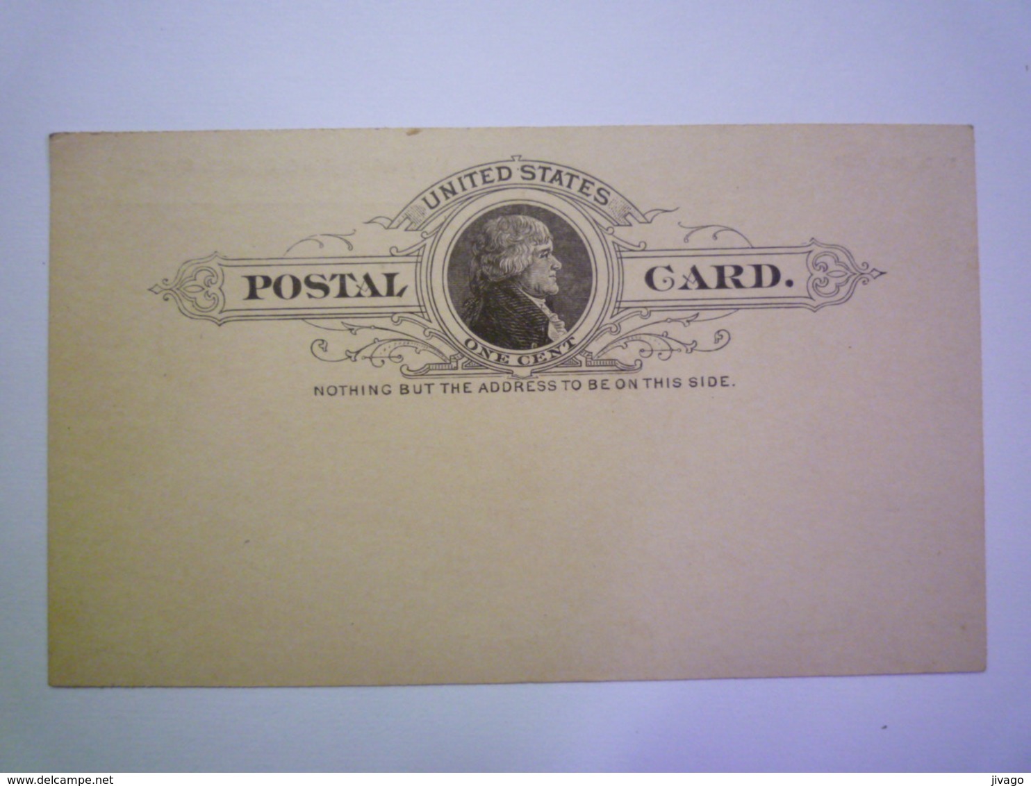 2020 - 5013  ENTIER POSTAL NEUF  (POSTAL CARD)  ONE CENT   1880   XXX - ...-1900