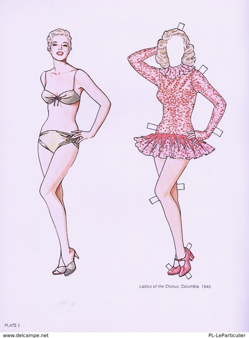 Marilyn Monroe Paper Dolls By Tom Tierney. (Poupée à Habiller) - Actividades /libros Para Colorear