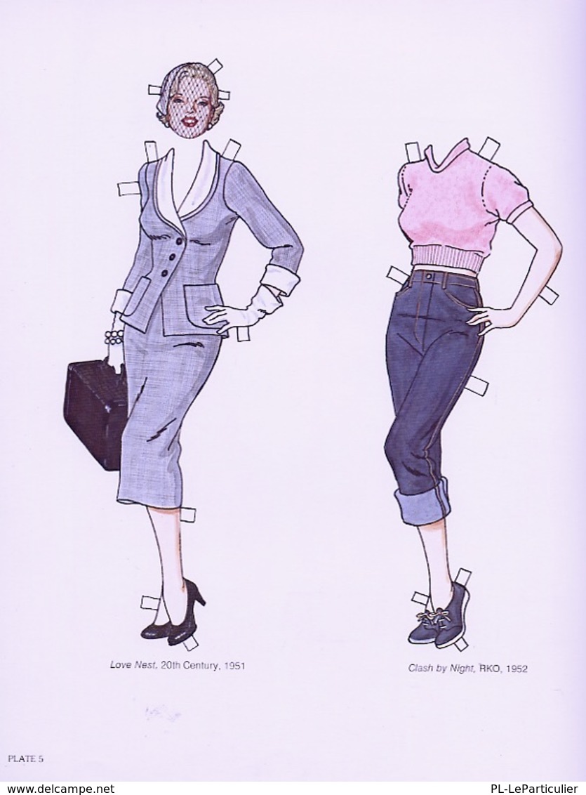 Marilyn Monroe Paper Dolls By Tom Tierney. (Poupée à Habiller) - Activités/ Livres à Colorier