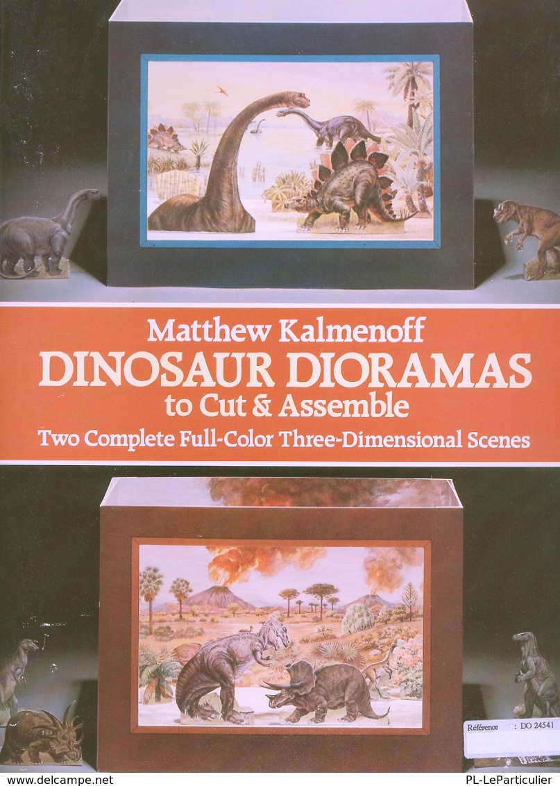 Dinosaur Dioramas To Cut (Diorama) - Actividades /libros Para Colorear