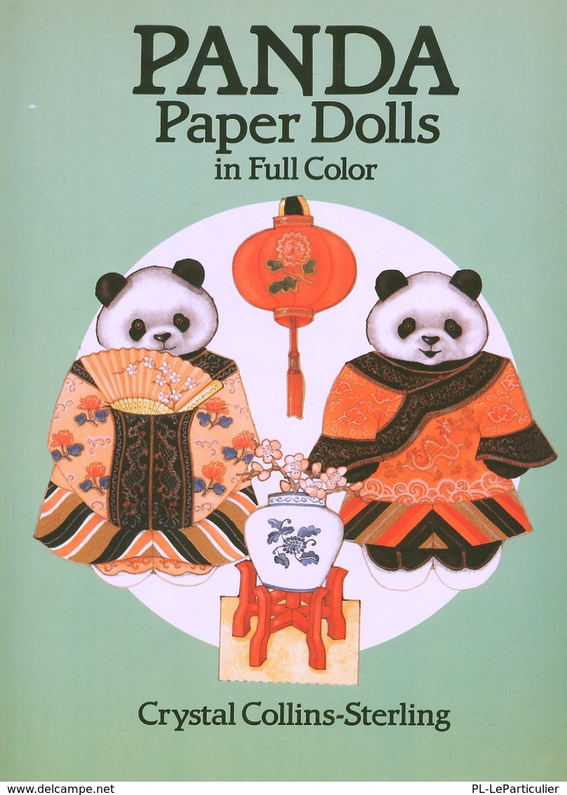 Panda Paper Dolls Crystal By Collins-Sterling Dover USA (Poupée à Habiller) - Activités/ Livres à Colorier