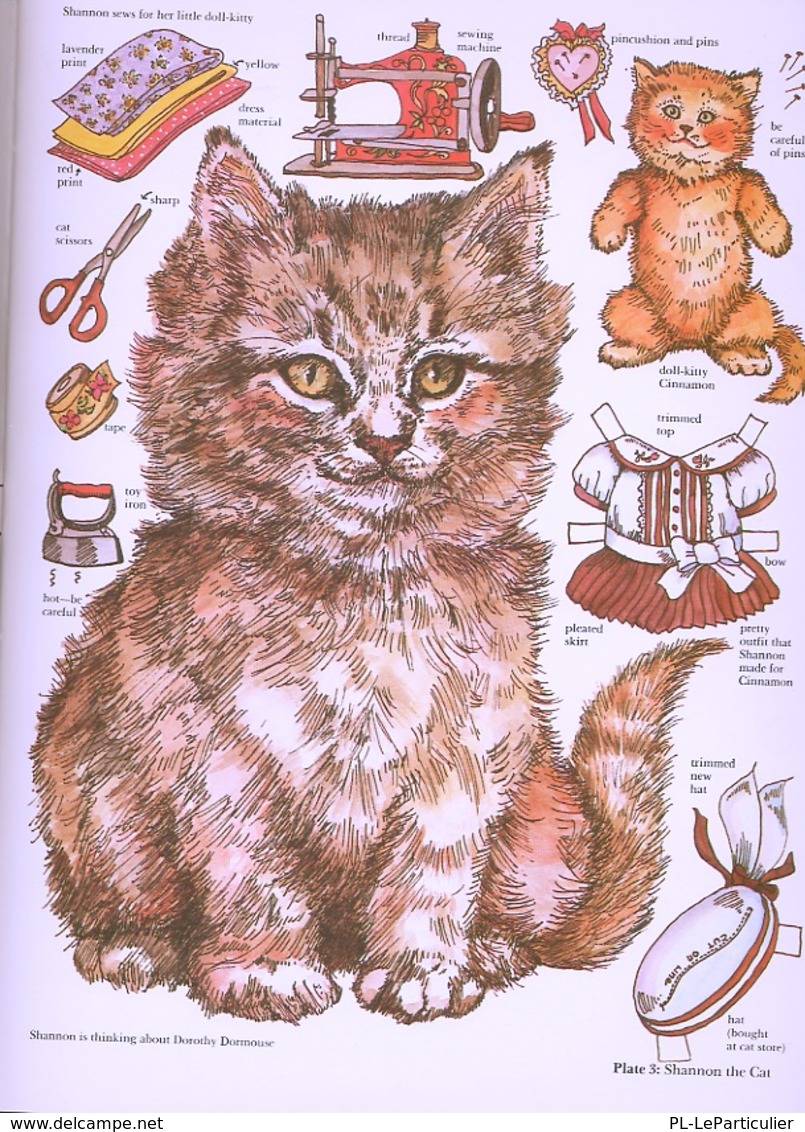 Victorian Pets Paper Dolls By Evelyn Gathings  Dover USA (Poupée à Habiller) - Activités/ Livres à Colorier