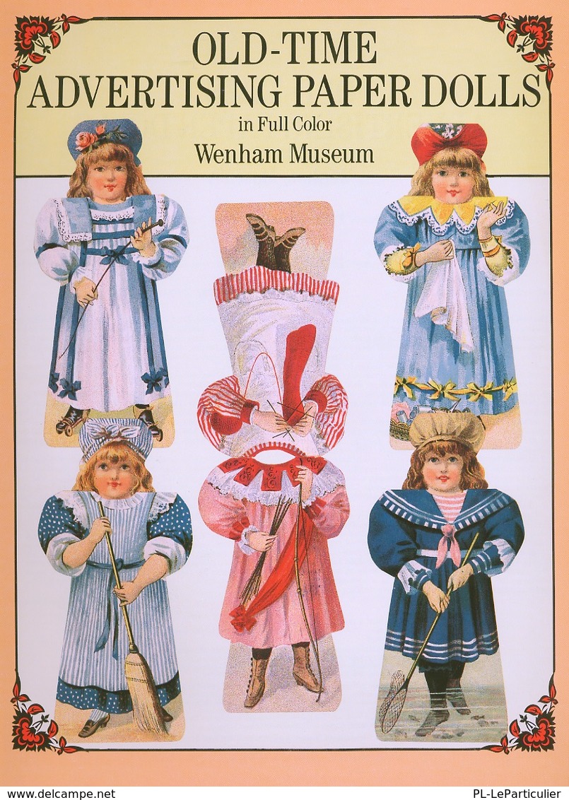 Old-Time Advertising Paper Dolls Par Dover USA (Poupée à Habiller) - Attività/Libri Da Colorare