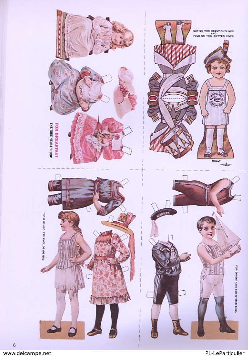 Antique Advertising Paper Dolls By Dover USA (Poupée à Habiller) - Activiteiten/ Kleurboeken