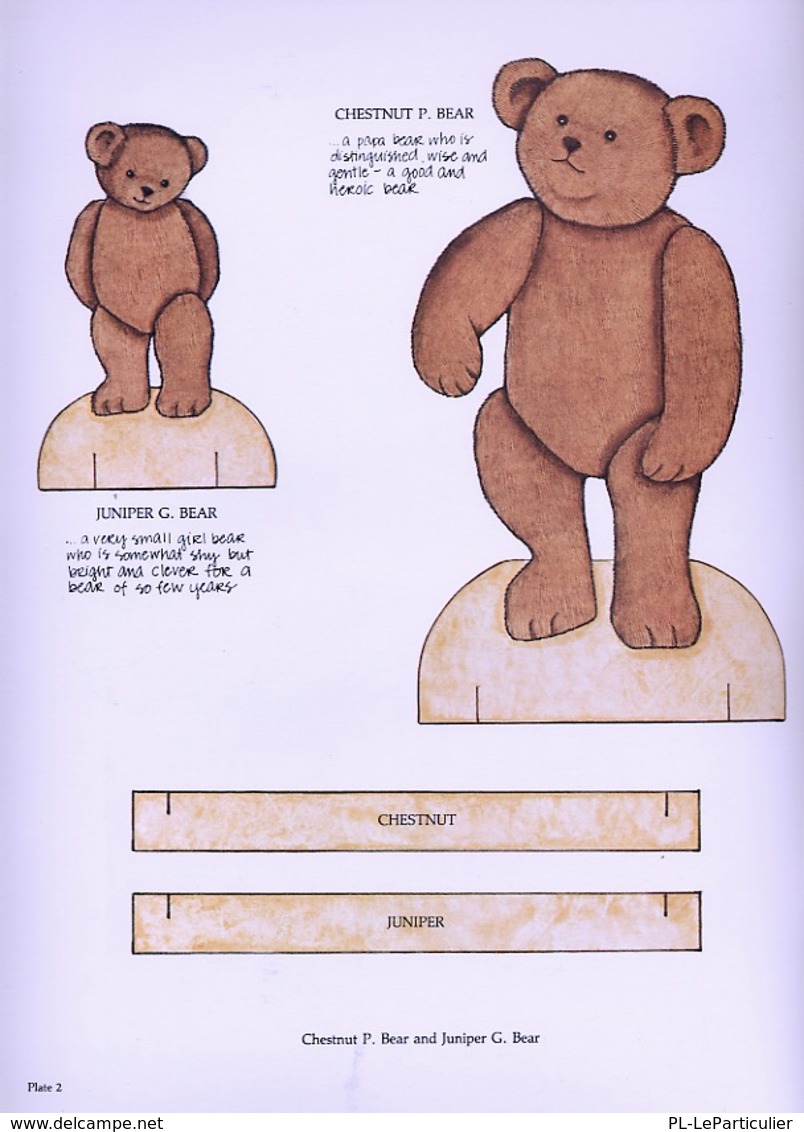 Teddy Bear Paper Dolls By Crystal Collins Dover USA  (Poupée à Habiller) - Activiteiten/ Kleurboeken