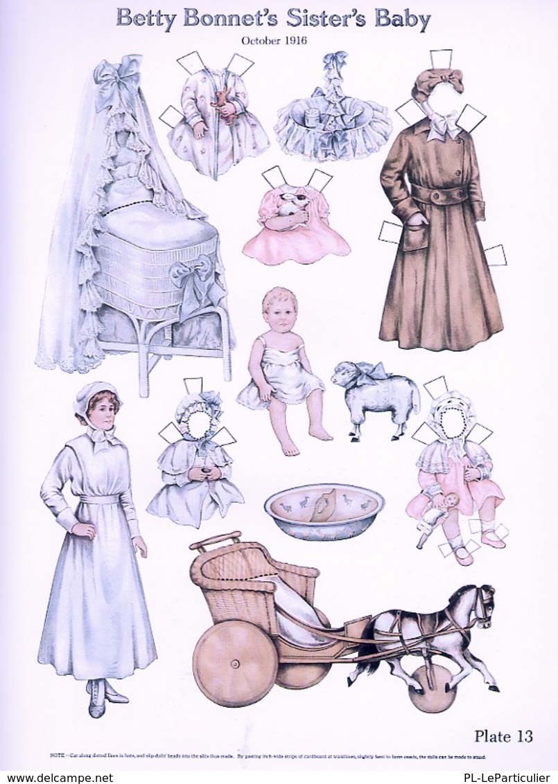 Betty Bonnet Paper Dolls By Sheila Young Dover USA (Poupée à Habiller) - Actividades /libros Para Colorear