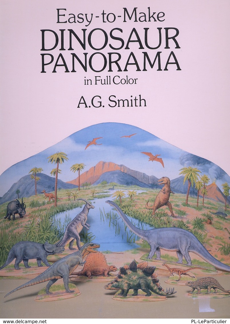 Dinosaur Panorama By A.G. Smith Dover USA (sujet à Habiller) - Tätigkeiten/Malbücher