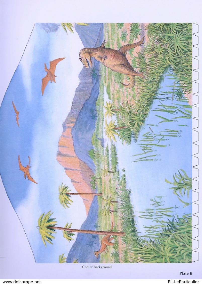 Dinosaur Panorama By A.G. Smith Dover USA (sujet à Habiller) - Actividades /libros Para Colorear