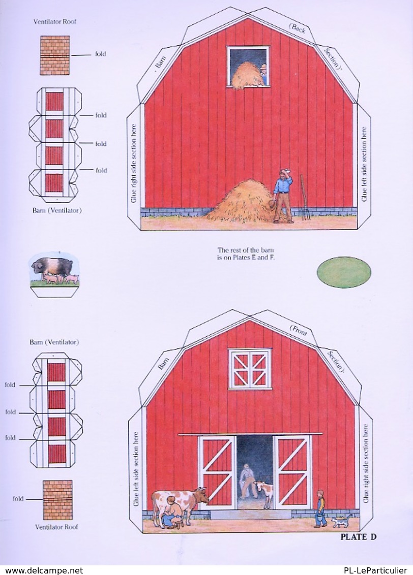 Playtime Farm By A.G. Smith Dover USA (Ferme à Construire) - Activity/ Colouring Books