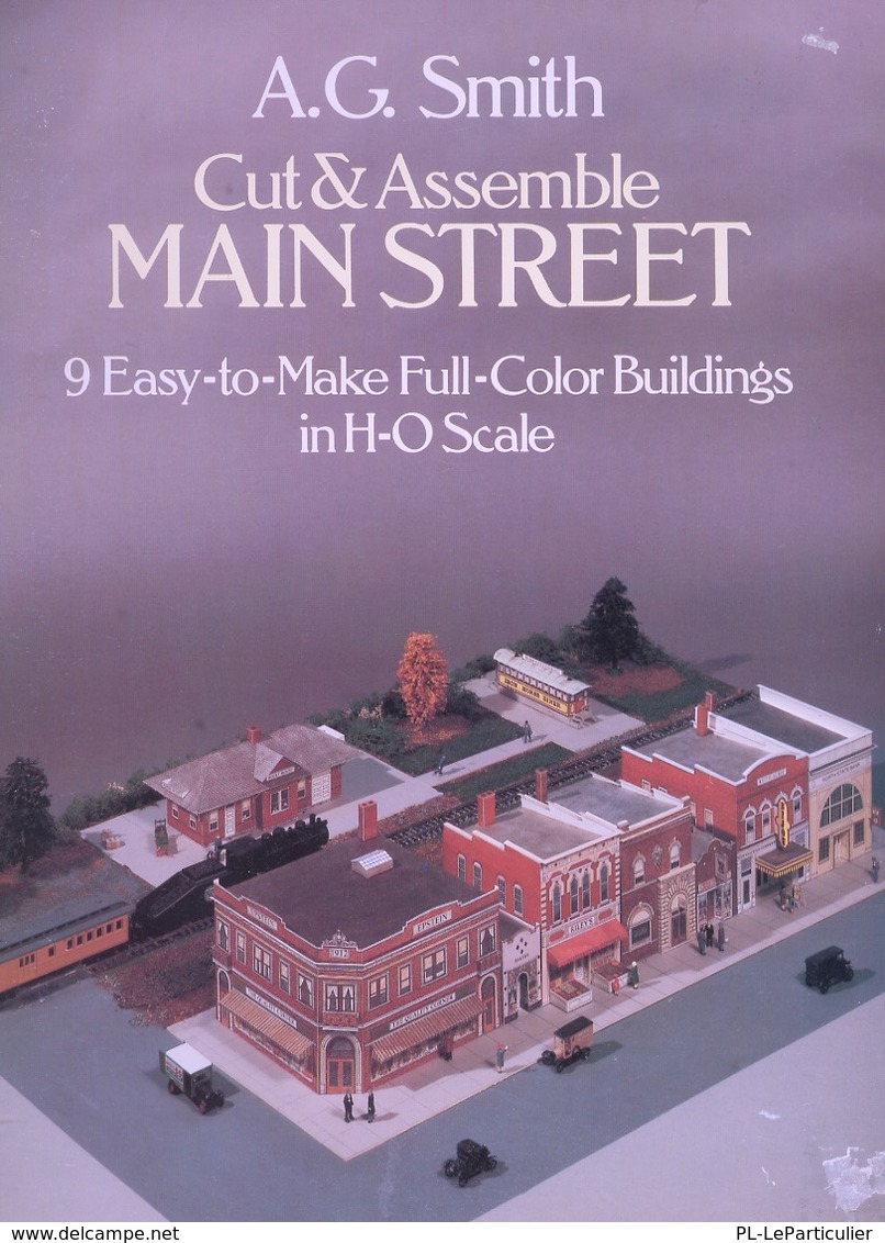 Cut & Assemble Main Sreet ByA.G. Smith Dover USA  (Ville à Construire) - Actividades /libros Para Colorear