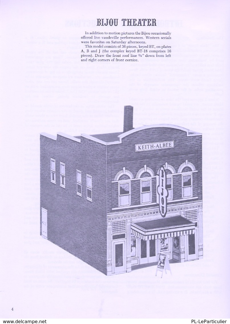 Cut & Assemble Main Sreet ByA.G. Smith Dover USA  (Ville à Construire) - Attività/Libri Da Colorare