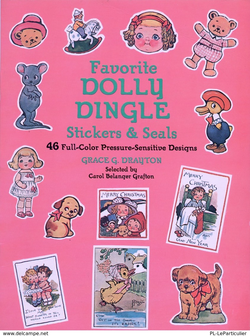 Dolly Dingle Stickers By Grace G. Grayton  Dover USA (autocollants) - Attività/Libri Da Colorare