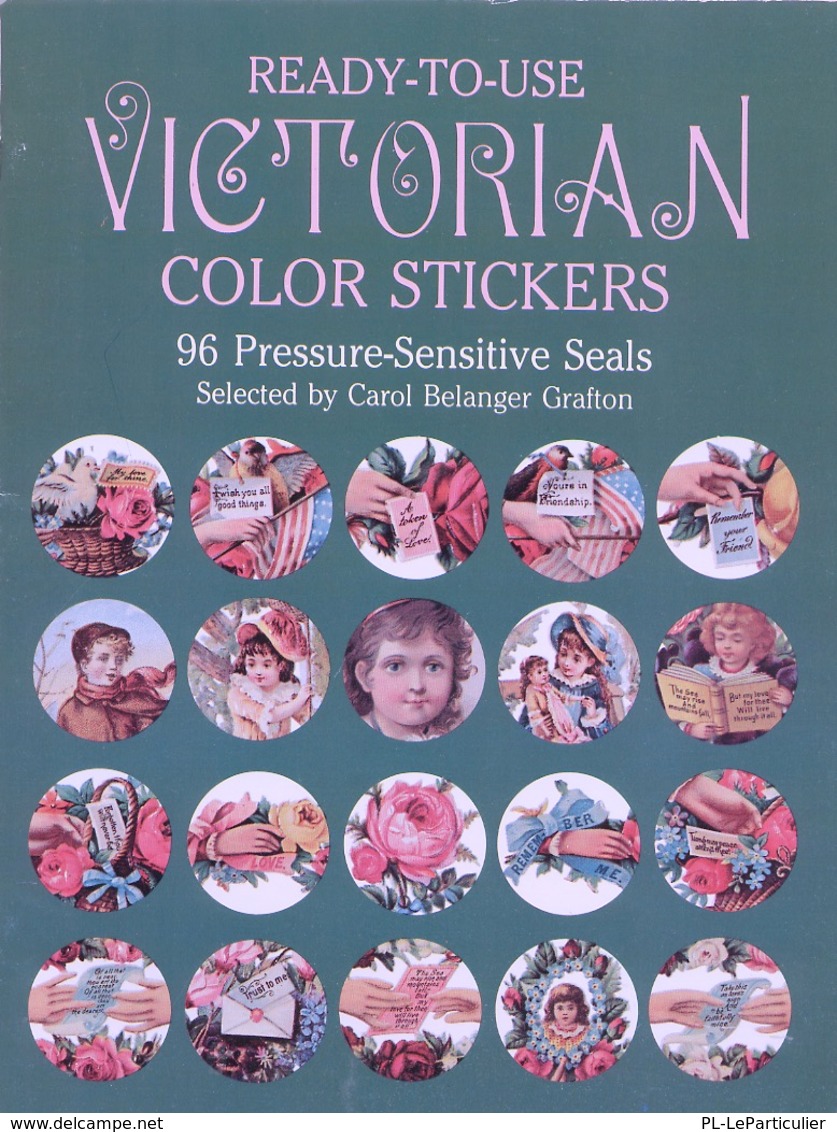 Victoria, Color Stikers By Carole Belanger Grfton Dover USA (autocollants) - Actividades /libros Para Colorear