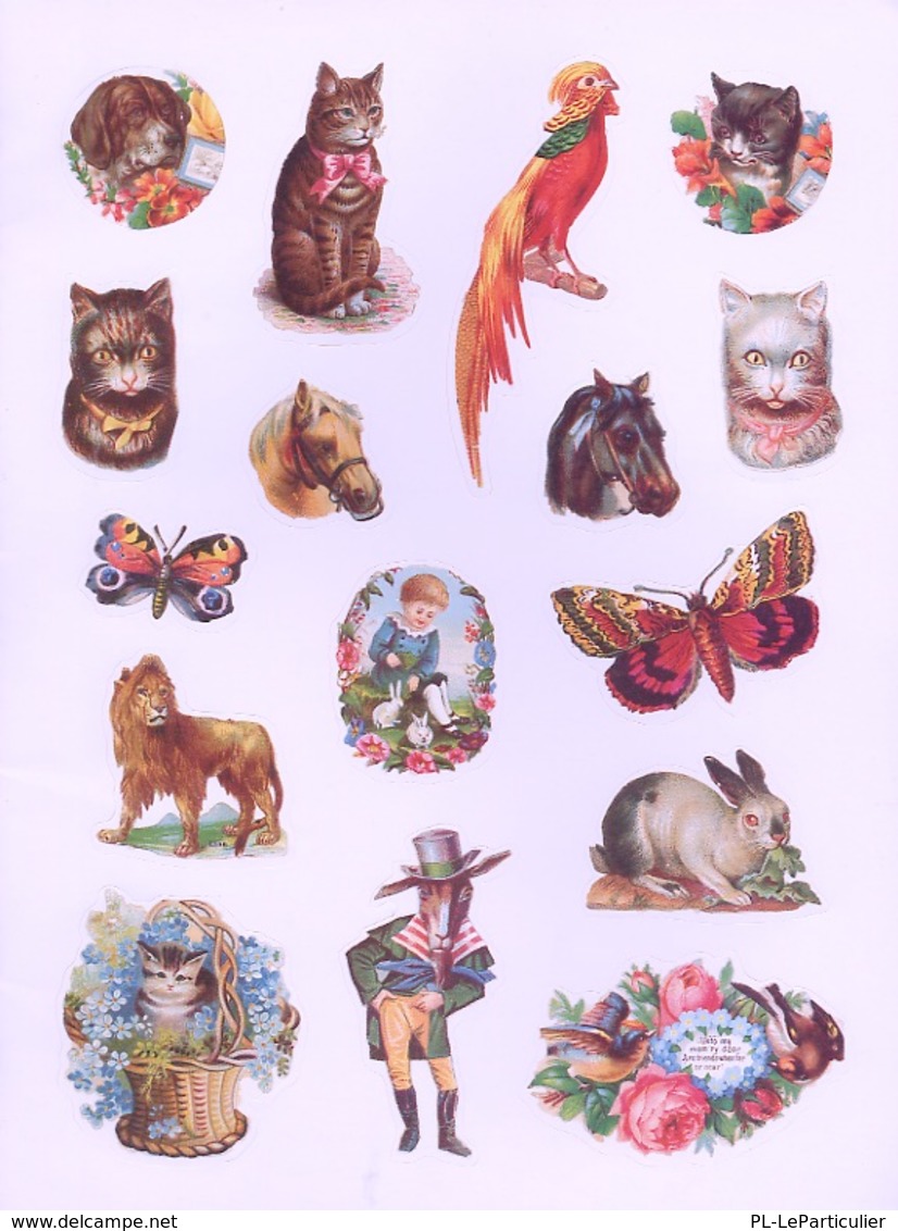 Animals Stickers & Seals By Carole Belanger Grfton Dover USA (autocollants) - Actividades /libros Para Colorear