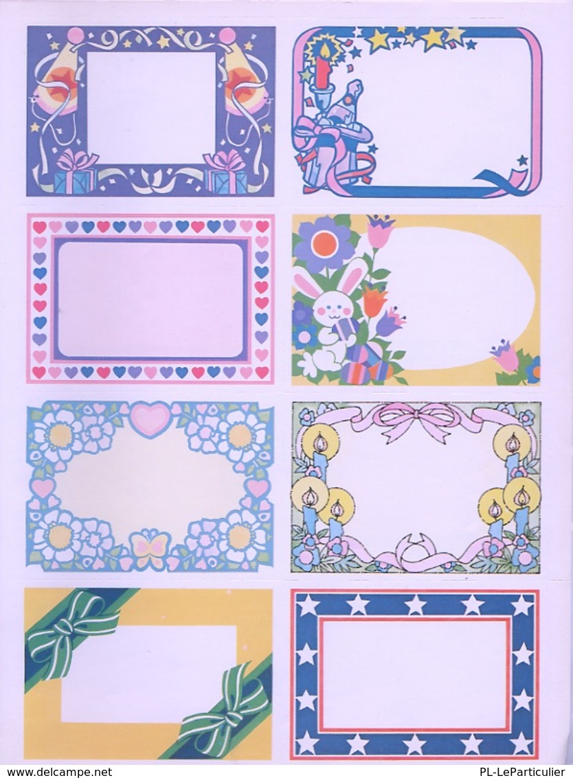 Gift Labels By ED Sibbett, Jr. Dover USA (autocollants) - Activités/ Livres à Colorier