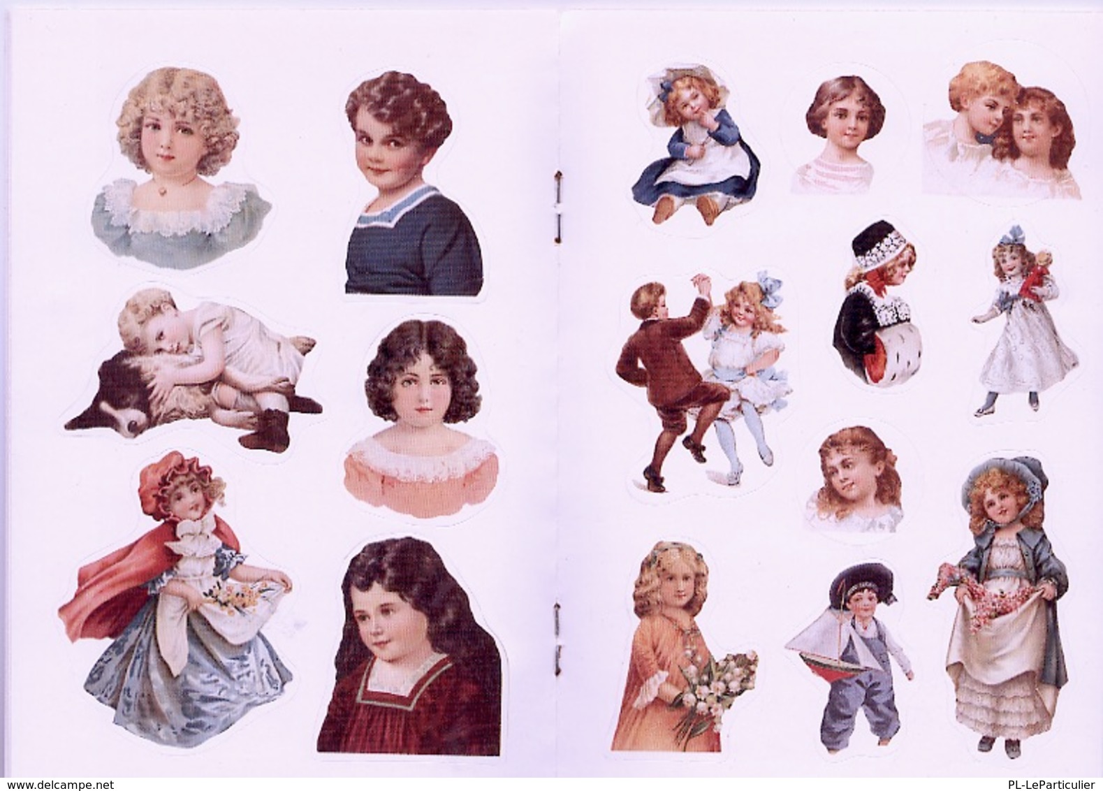 Old Time Children Stickers By Carol Belanger Grafton Dover USA (autocollants) - Activiteiten/ Kleurboeken