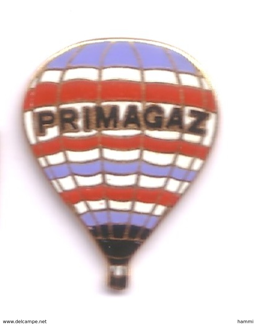 E24 Pin's Balloon Montgolfière Primagaz GDF Qualité EGF Achat Immédiat - Montgolfières
