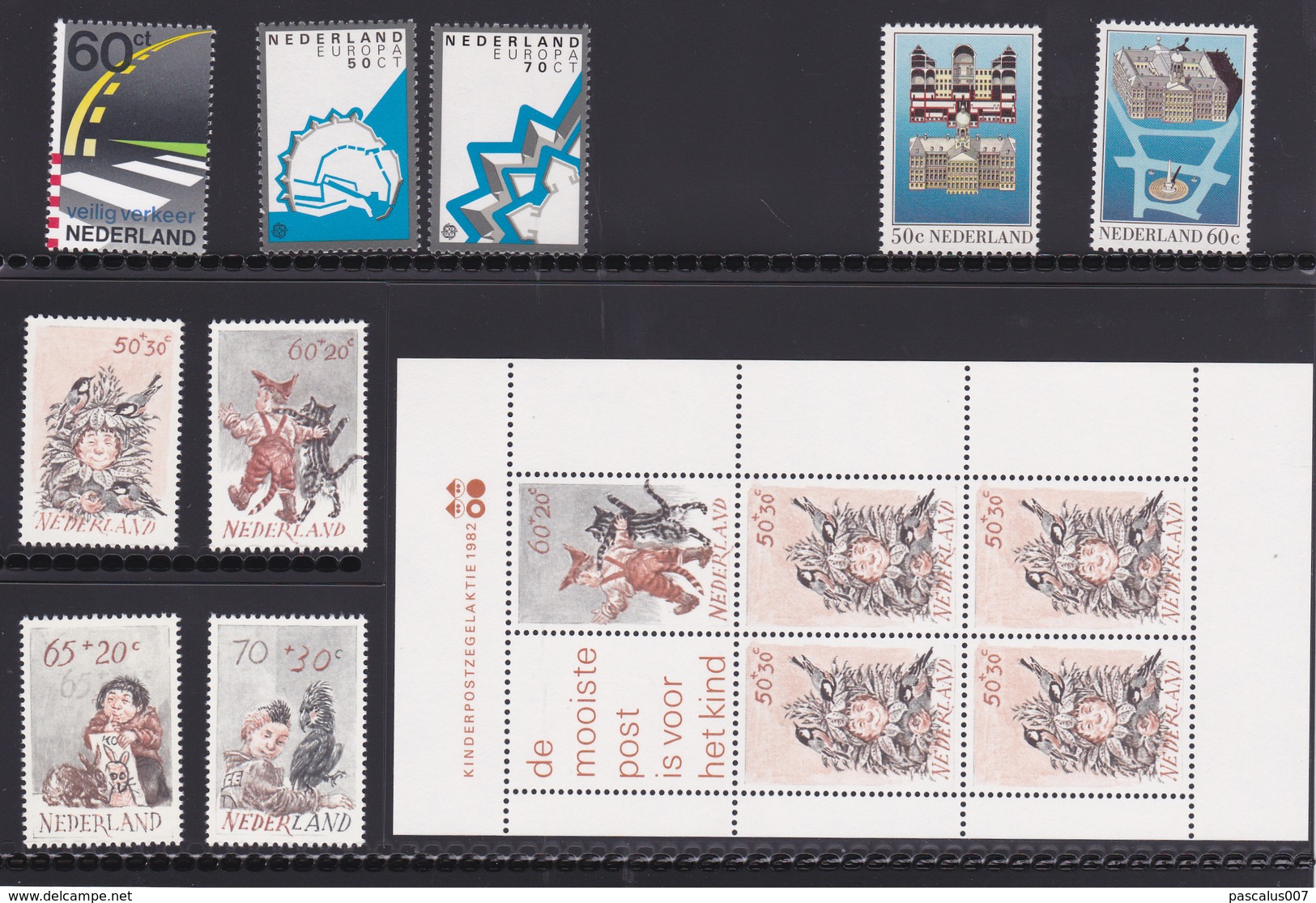 14,1982 NVPH Pays-Bas 1982       Pochette Annuelle Pochette Annuelle -- Jaarcollectie Year Set Tirage Oplaag  Dimension - Full Years