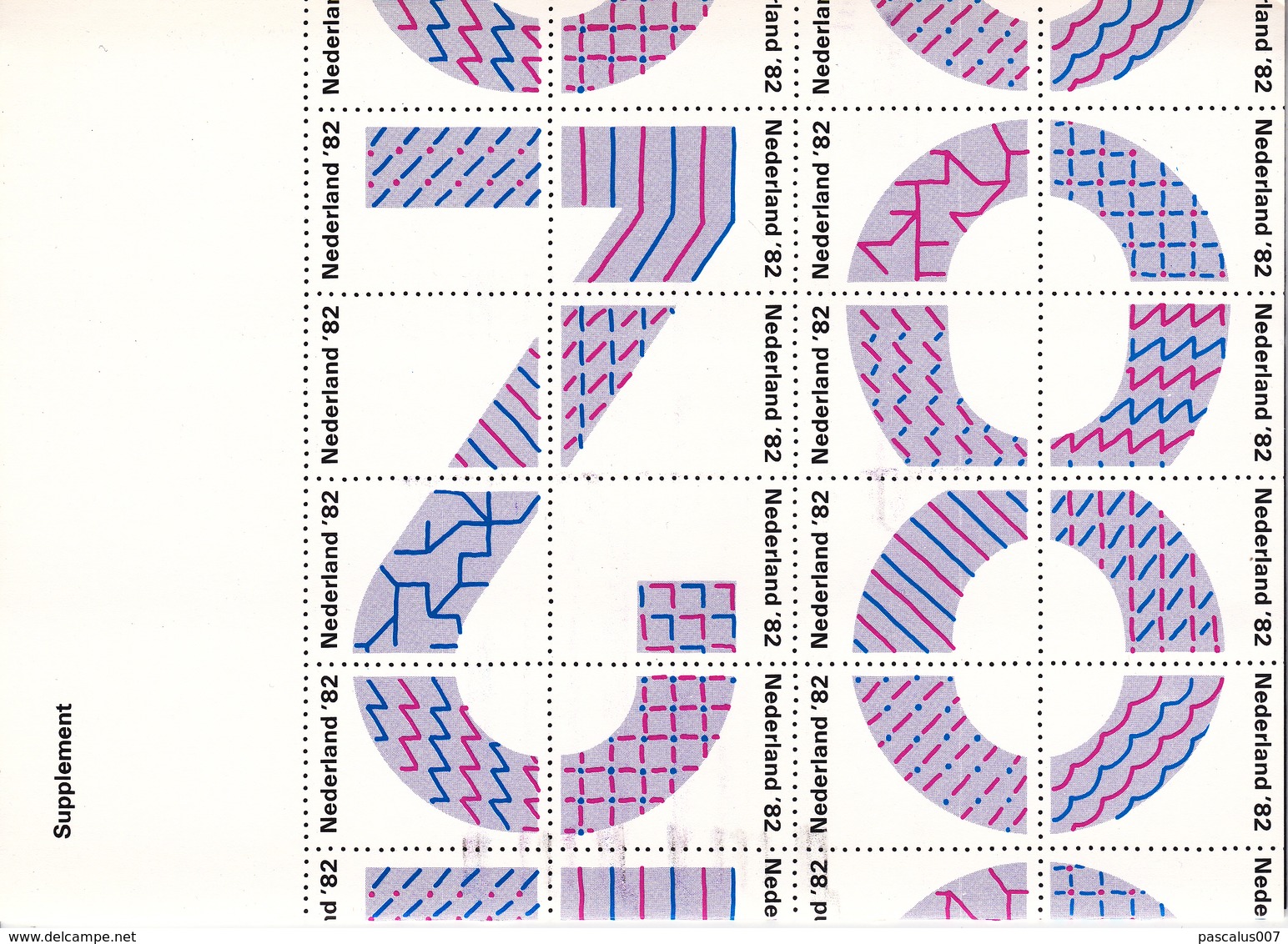 14,1982 NVPH Pays-Bas 1982    Supplément   Pochette Annuelle Pochette Annuelle -- Jaarcollectie Year Set Tirage Oplaag - Full Years