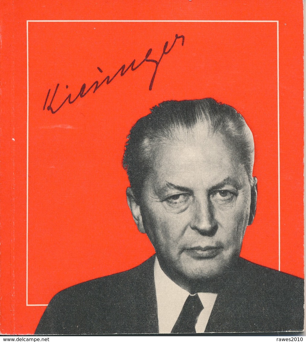 BRD Kurt Georg Kiesinger Kanzler Der Bundesrepublik Deutschland Adenauer 63 Seiten - Política Contemporánea