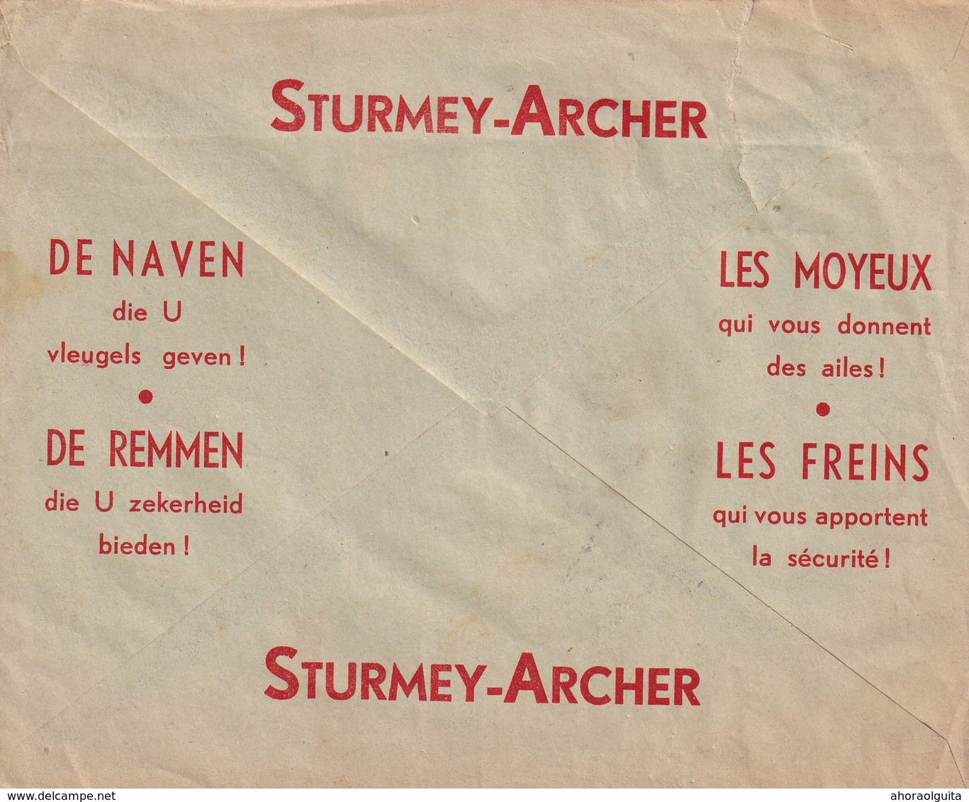 DDW 902  --  BELGIQUE VELOS - Lettre Illustrée Freins Sturmey Archer , Urbain Puype à ZEDELGEM - TP Export 1950 - Wielrennen