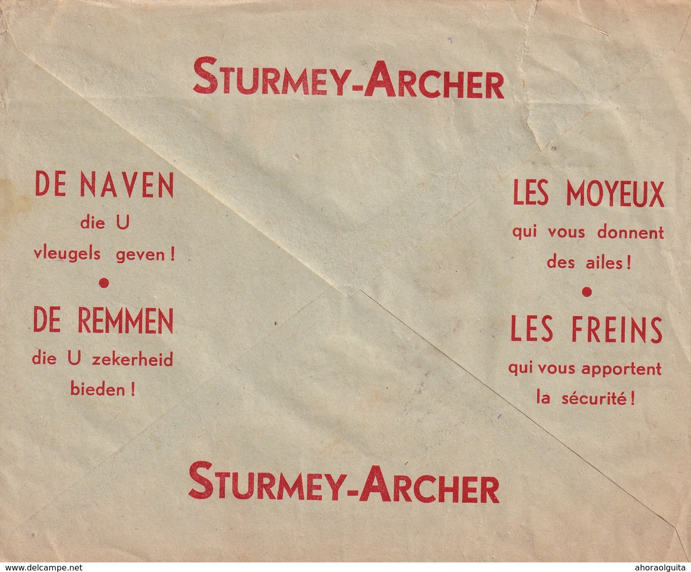 DDW 902  --  BELGIQUE VELOS - Lettre Illustrée Freins Sturmey Archer , Urbain Puype à ZEDELGEM - TP Export 1950 - Vélo