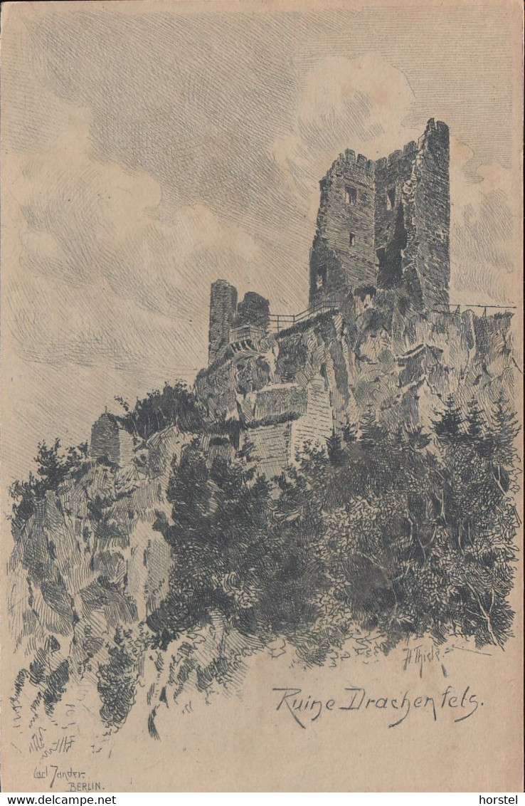 D-53604 Bad Honnef - Drachenfels - Ruine (Deutsche Reichspost Postkarte) - Bad Honnef