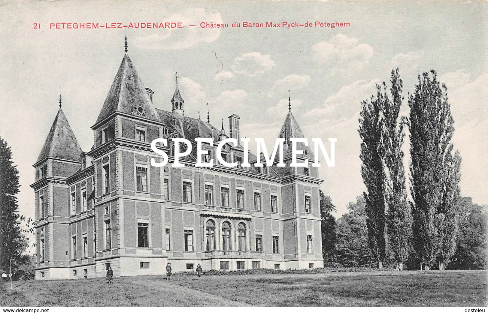21 Château Du Baron Max Pyck De Pethegem - Petegem Aan De Schelde - Wortegem-Petegem