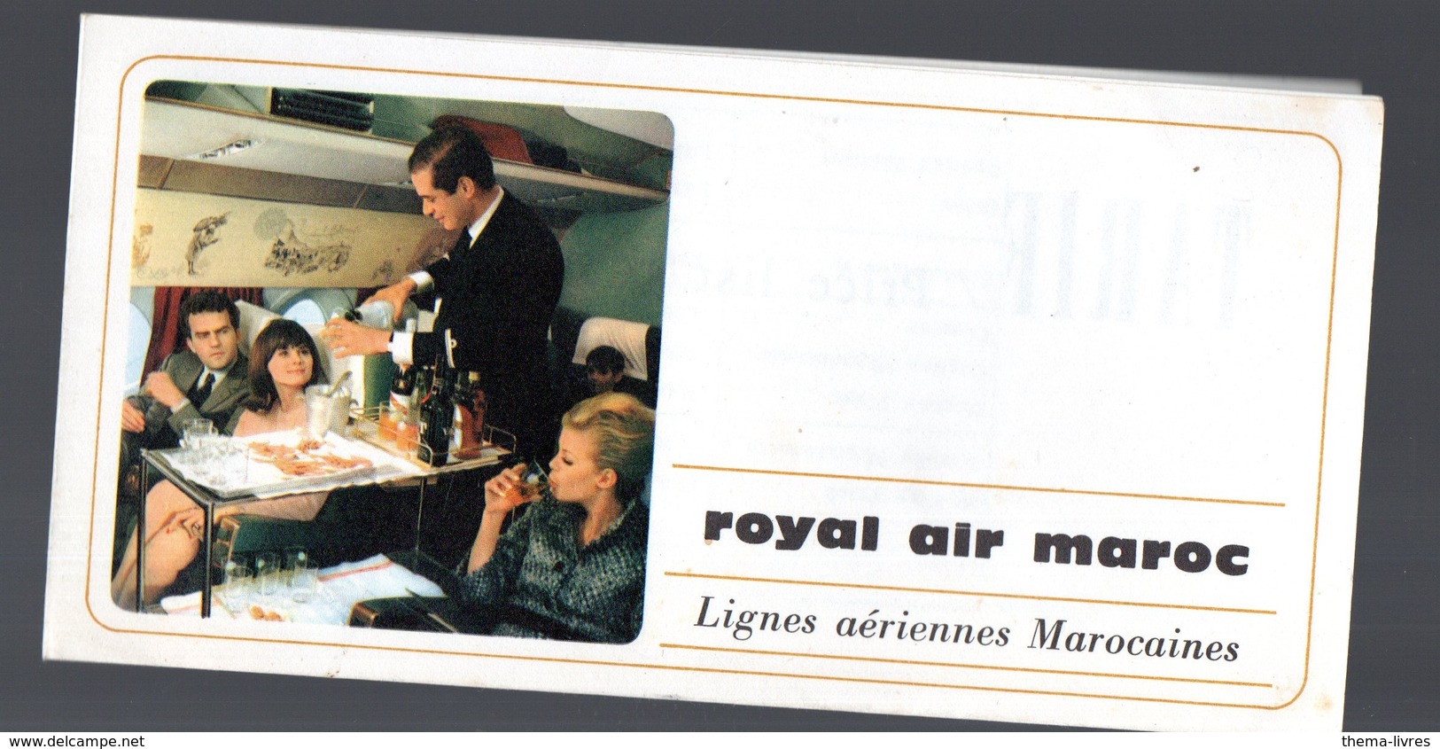 (aviation) (Maroc) Dépliant ROYAL AIR MAROC (tarif Des Biens Vendus à Bord: Cigarettes, Parfum Etc) (PPP22458) - Publicités