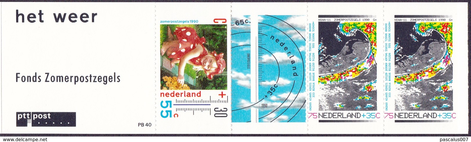 14,1990 NVPH Pays-Bas 1990       Pochette Annuelle Pochette Annuelle -- Jaarcollectie Year Set Tirage Oplaag  Dimension