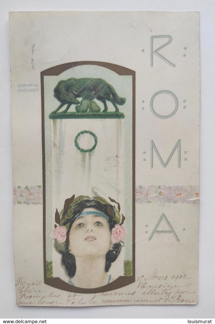 Raphael KIRCHNER - Roma 6 - Femme - Art Nouveau - Illustration - Kirchner, Raphael